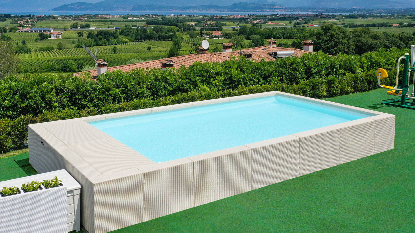 Halbversenkter Pool - DIVINA