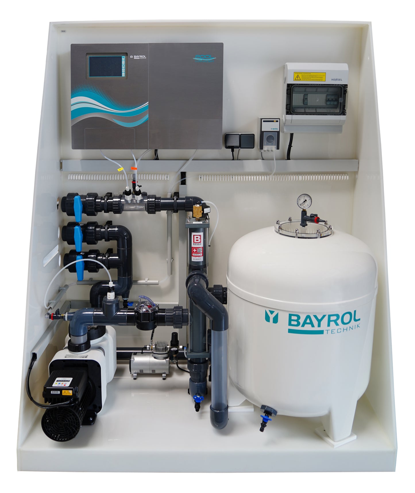 Bayrol Pooltechnikbox - Vormontiertes Pool-Kombisystem