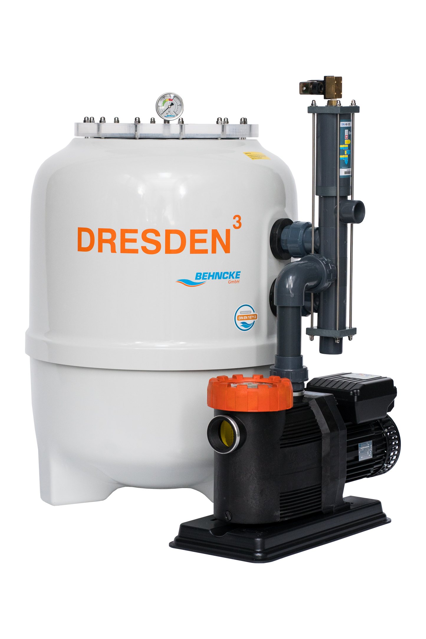 DRESDEN³ Filteranlage mit Stangenventil D 500 - Comfort 12
