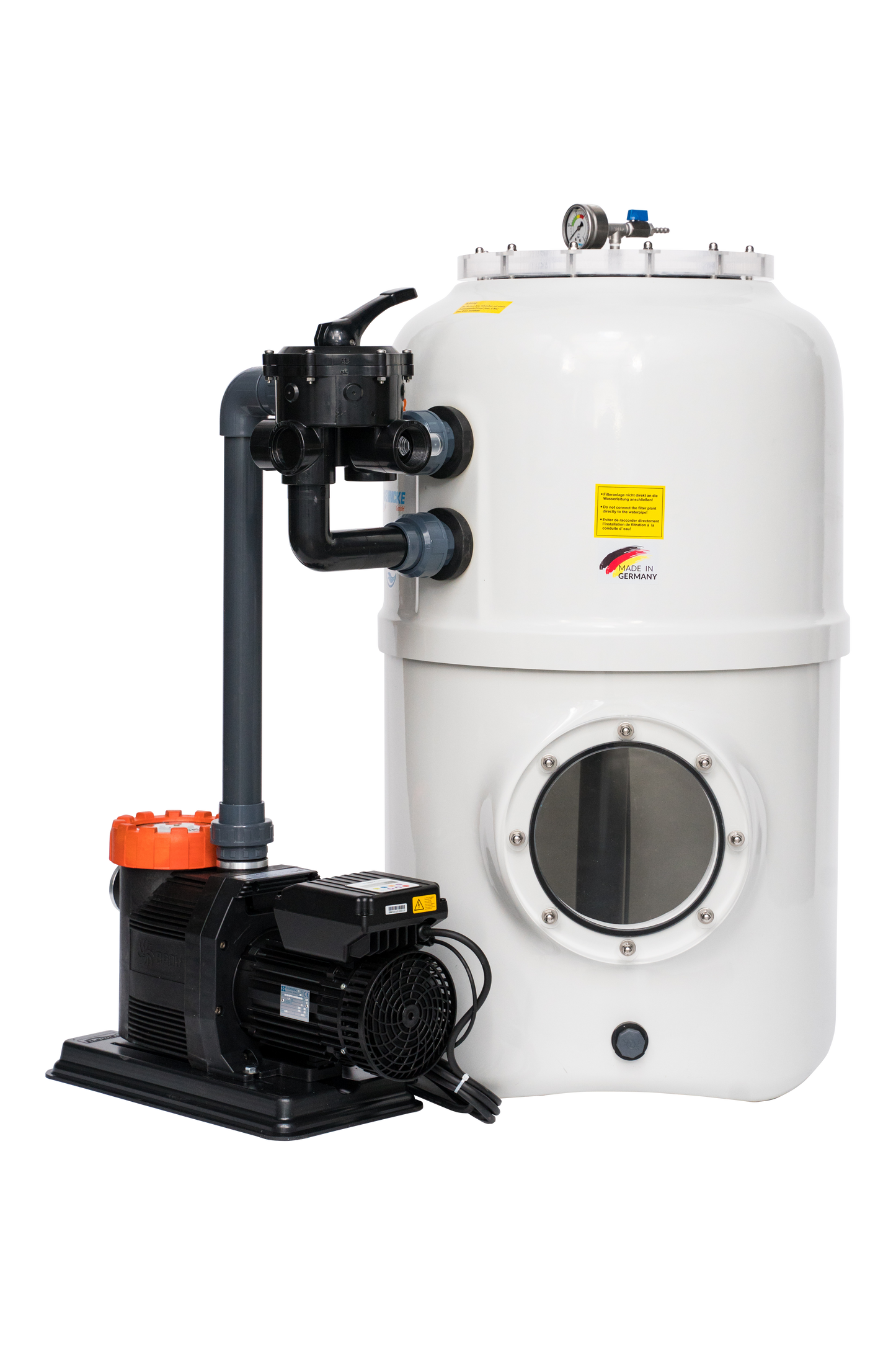 BÜHNE³ Filteranlage mit 6-Wege-Ventil D 500 - Comfort 12