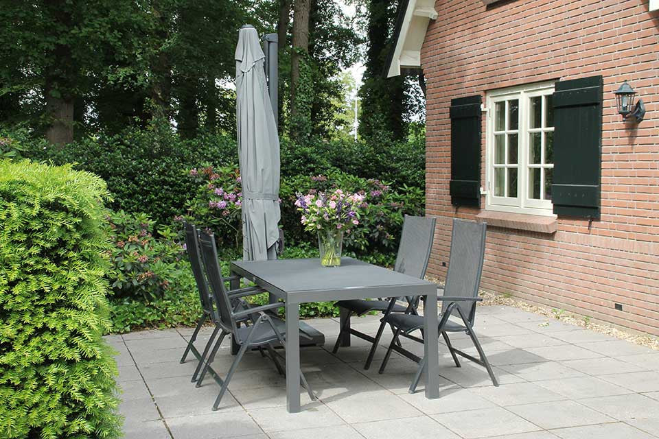 Sonnenschirm 300 x 300 cm Shadow - Anthrazit/Grau