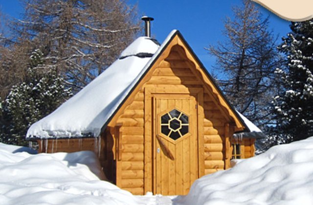 Saunakota / Gartensauna 25m²