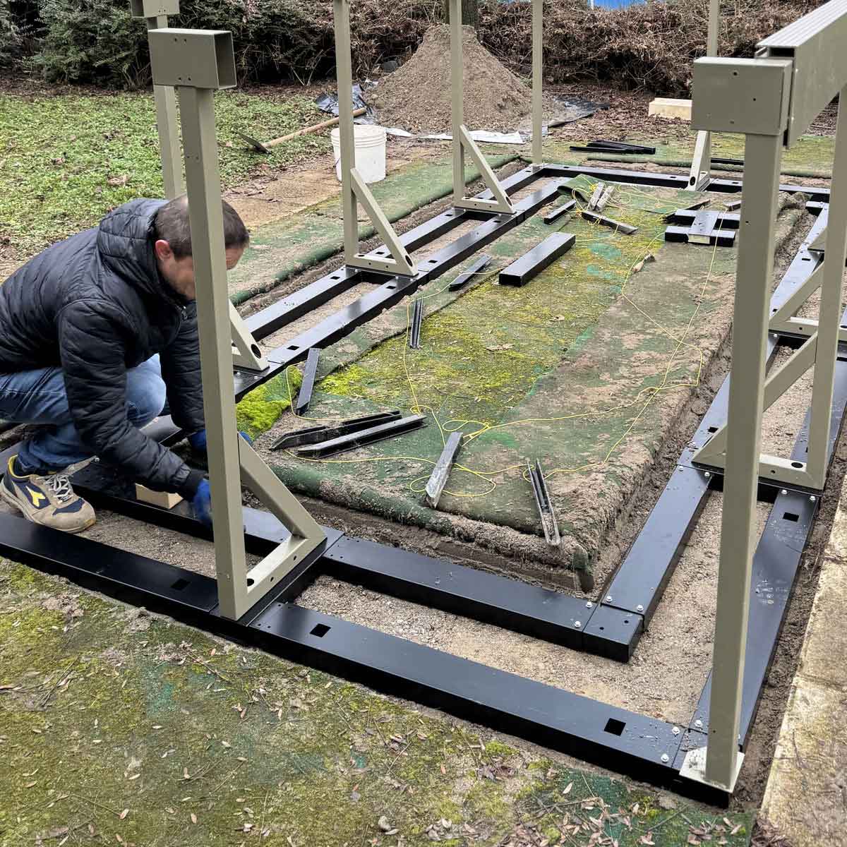 Antea - Stahlfundament