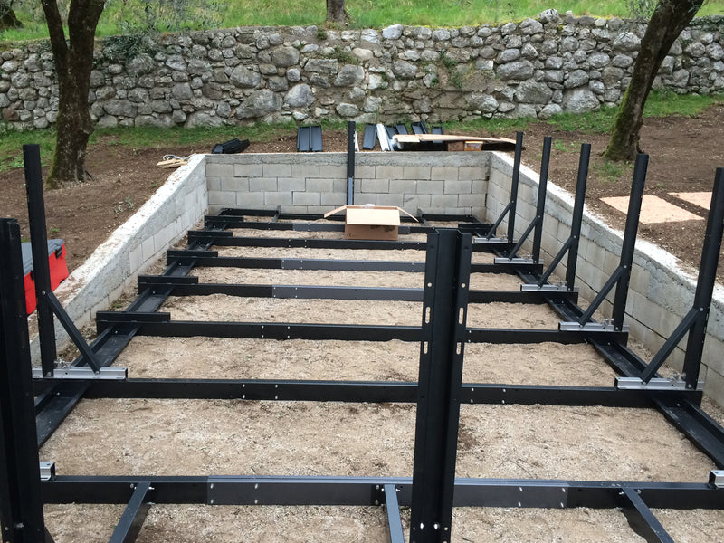POOL24 Stahlfundament