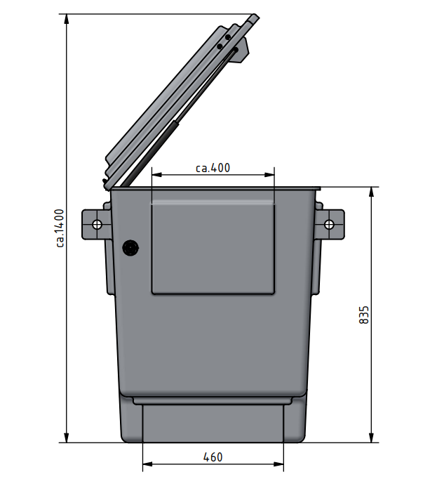 Pool Technikbox / bis 30m³