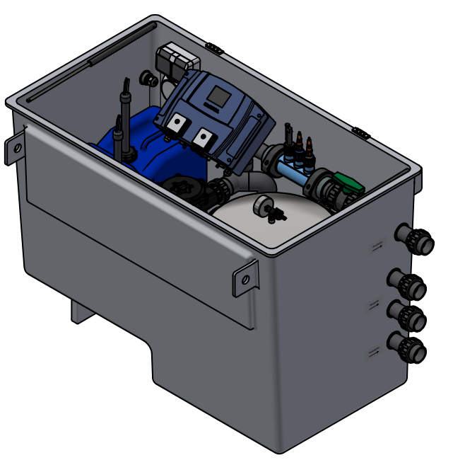 Pool Technikbox / bis 30m³