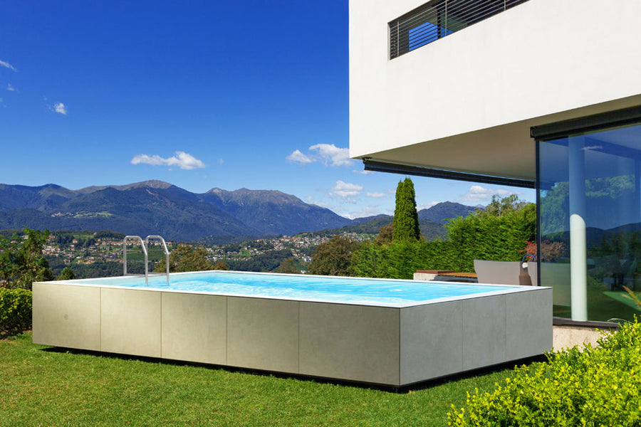 Halbversenkter Pool - CITY X-Slab