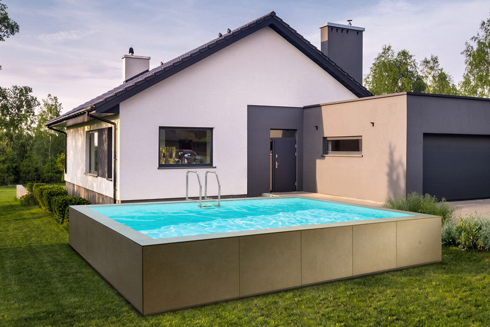 Piscine Laghetto CITY – halbversenkter Designpool