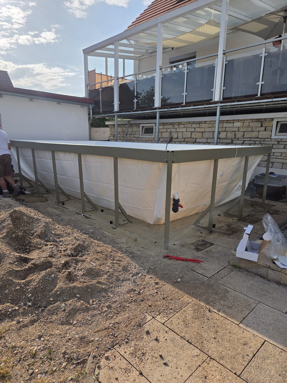 Antea - Stahlfundament
